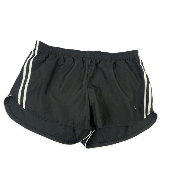 Danskin Now Women's Black & White Running Shorts - Picture 1 of 5